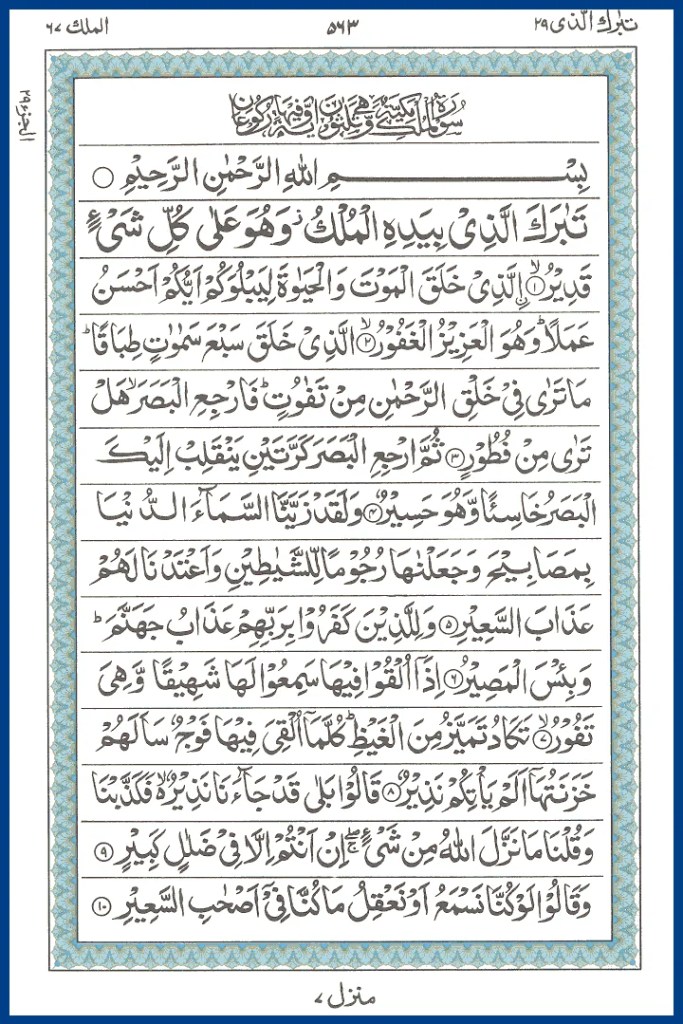Surah Al-Mulk Hindi Translation