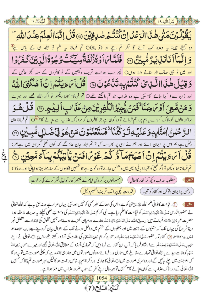 Surah Mulk in Urdu 5