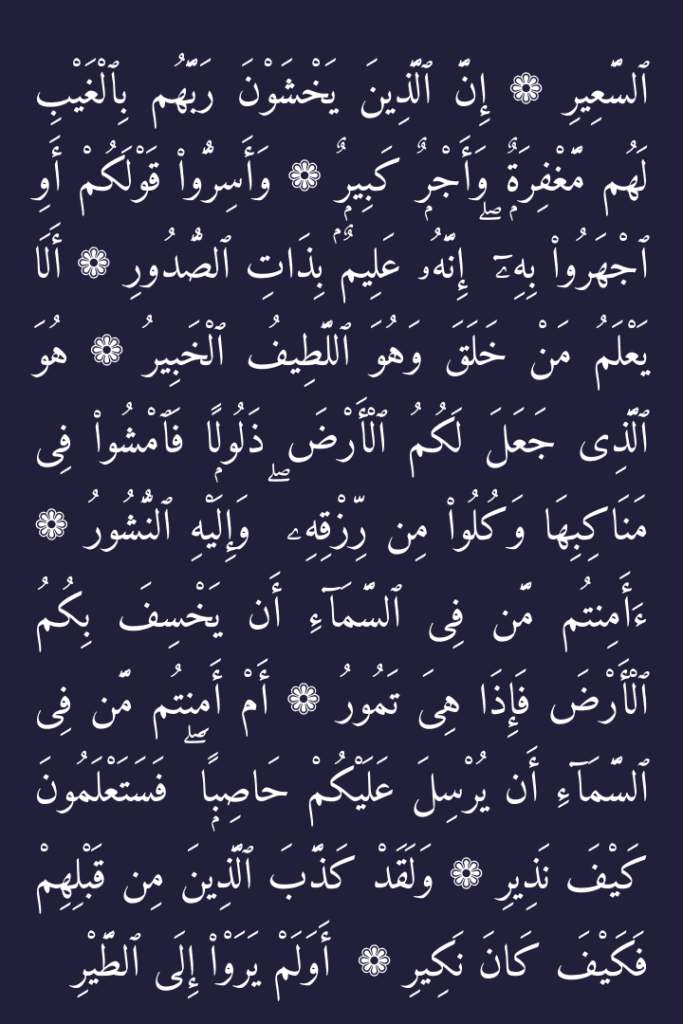 Surah Al Mulk page 3