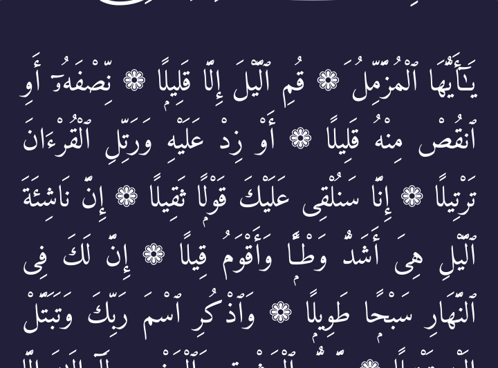 Surah Muzammil: Read Online, Benefits and Life Lessons