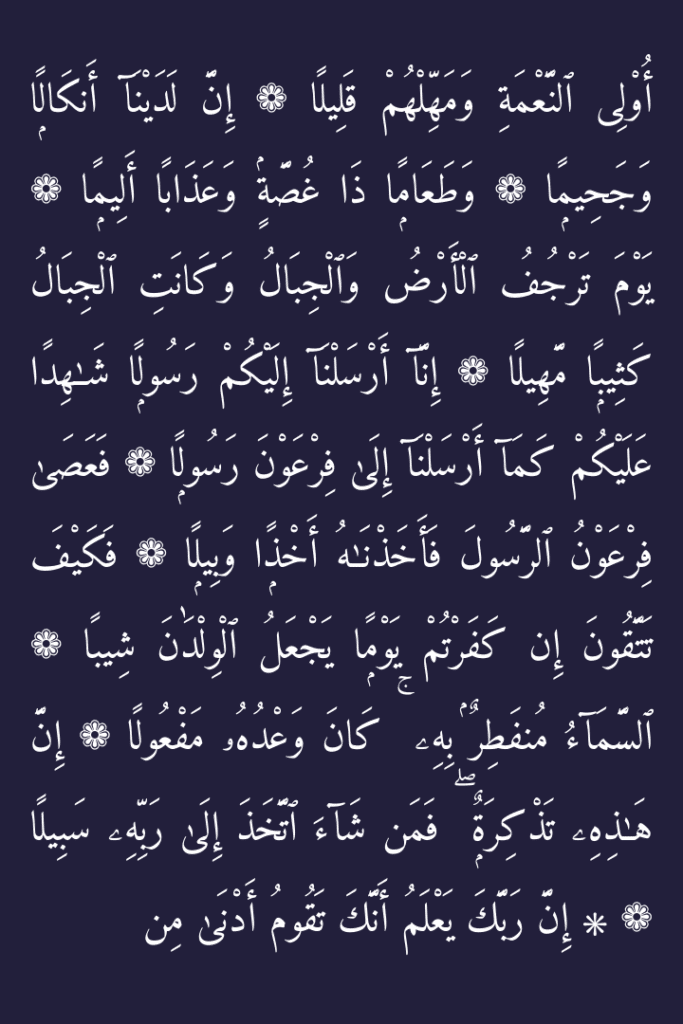 Surah Muzammil